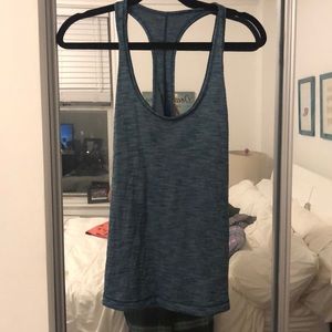 Heathered Blue Lululemon tank top